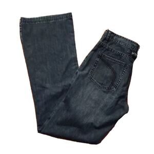 2 Kenneth Cole New York Boot Cut Jeans Buckle Embellishment 33" Inseam Women's
